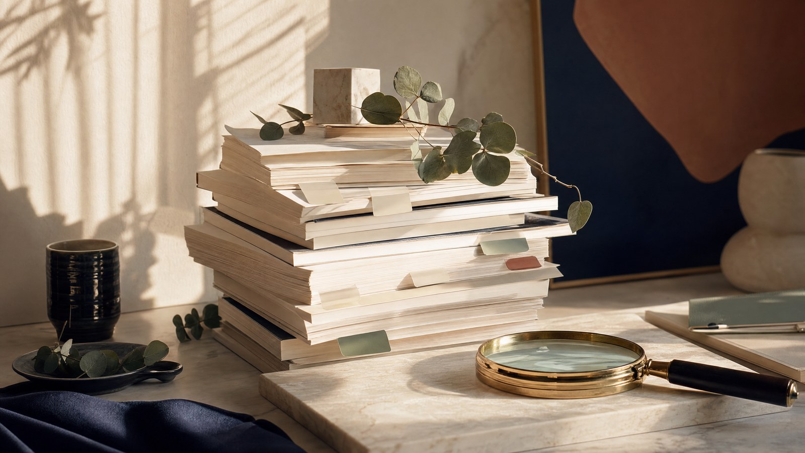 Editorial evidence papers and a magnifying glass